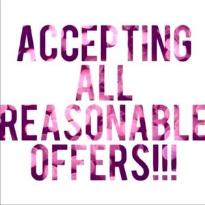 Taking all reasonable offers